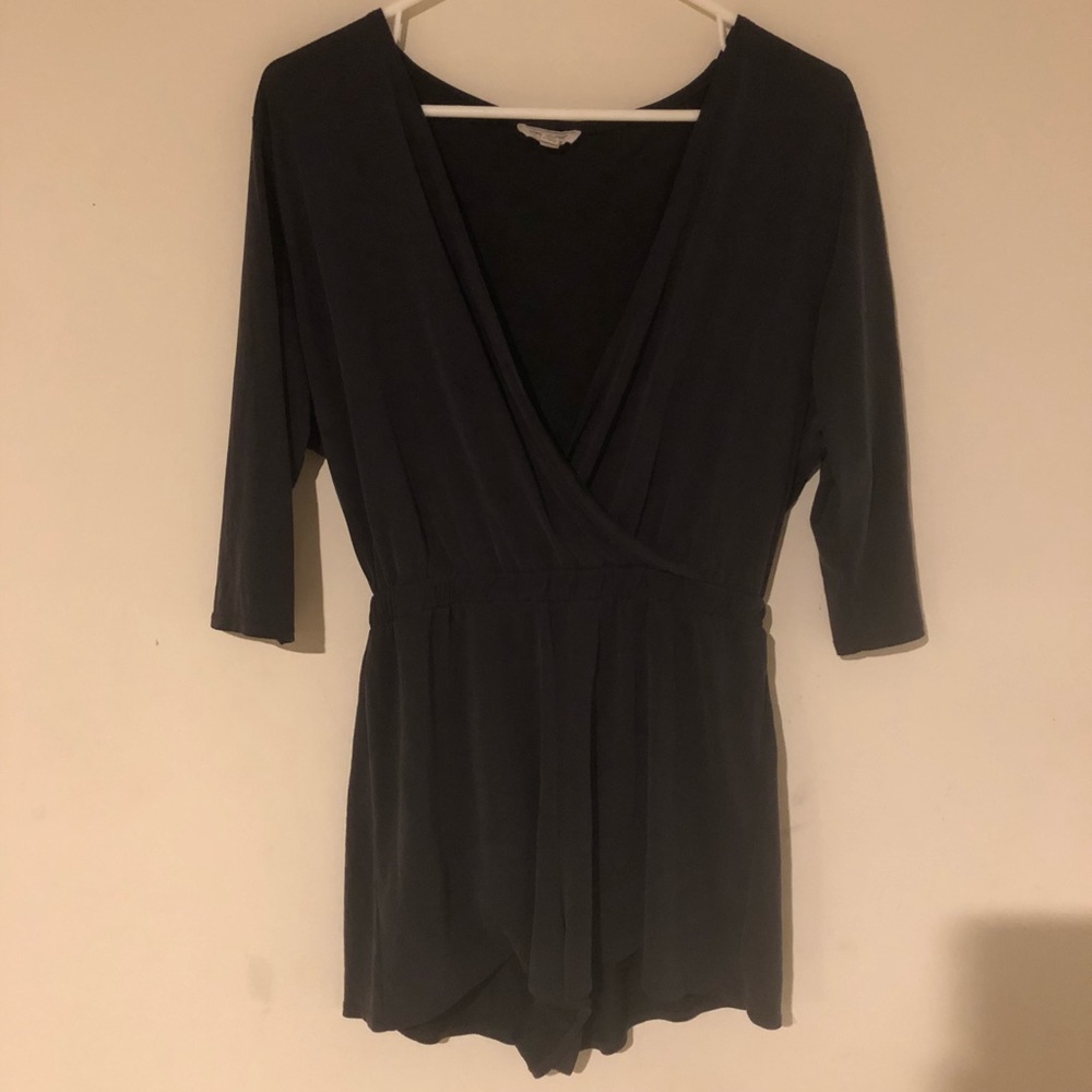 Silence and noise graphite romper